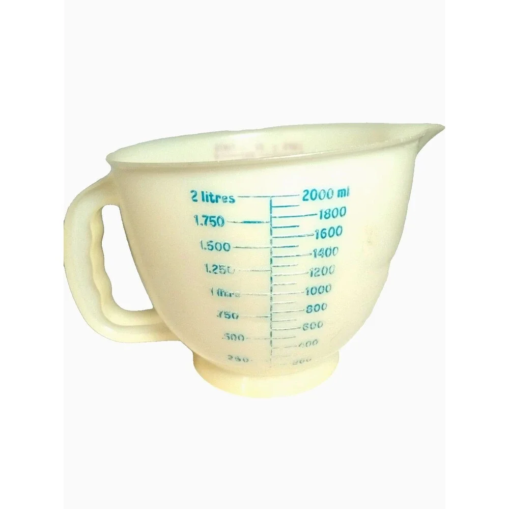 VTG 1977 TUPPERWARE Mix N Store 8 Cup 2 Qt Measuring Bowl Pitcher No Lid 500-7